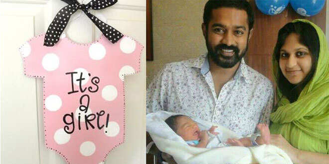 ആസിഫ് അലിക്ക് പെണ്കുഞ്ഞ് പിറന്നു