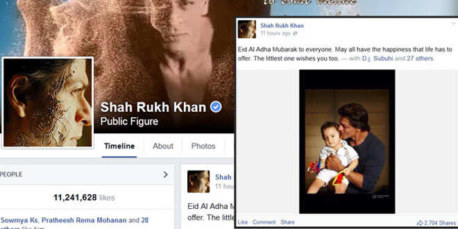 ഇളയപുത്രൻ അബ്റാമിനെ ലോകത്തിനു പരിചയപെടുത്തി ഷാരുഖ്