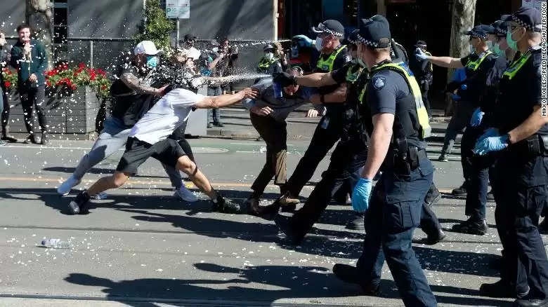 Australia covid protest